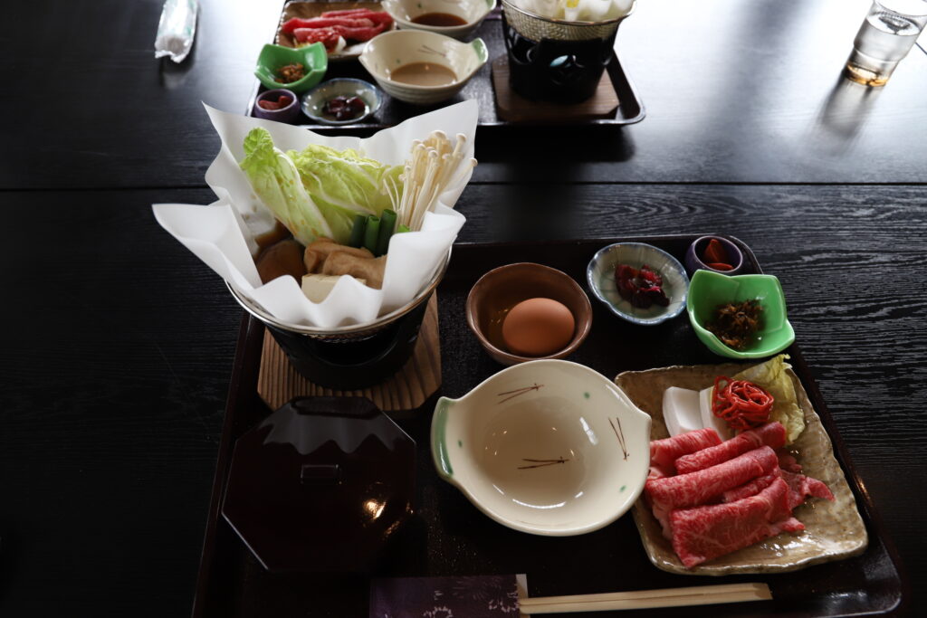 近江牛のすき焼き　和でん