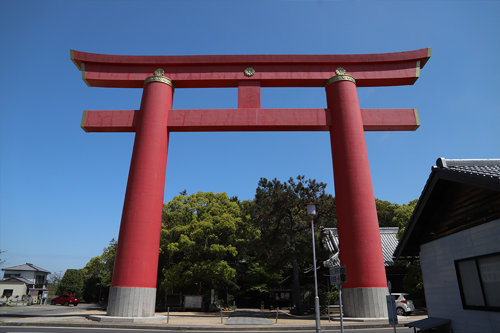 兵庫県南あわじ市おのころ島神社鳥居
