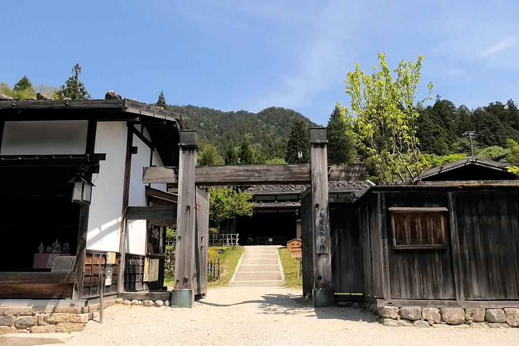 妻籠宿本陣 明治に一度取り壊され、平成7年に復元された