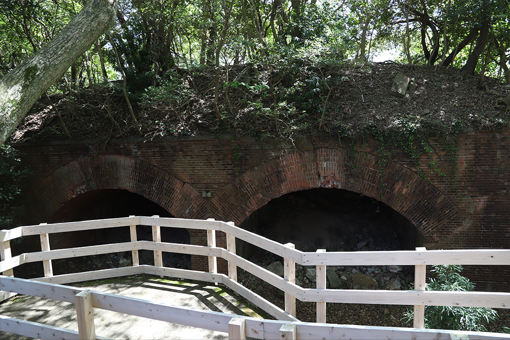 淡路島　由良要塞生石山第一砲台